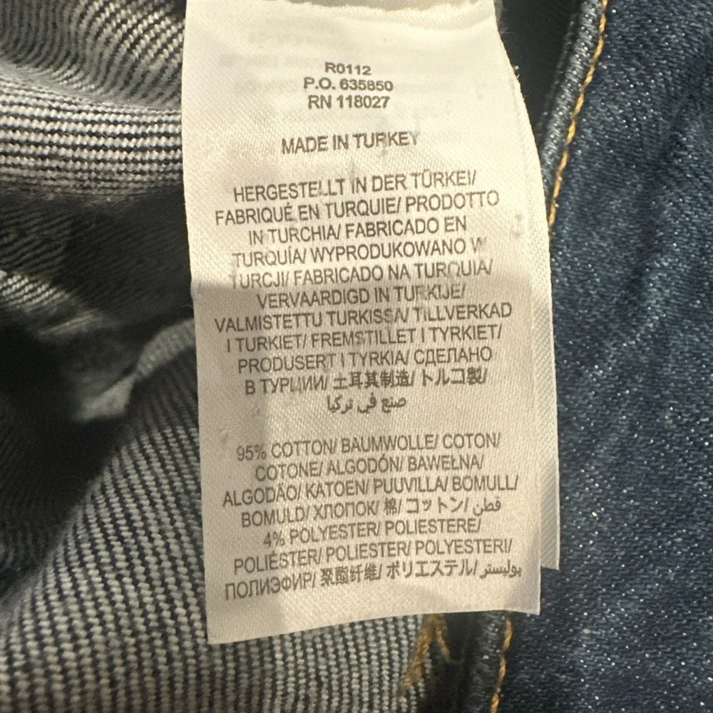 Boden Women US 12 Bermuda Mom Jean Long Shorts Indigo Blue R0112 DVN